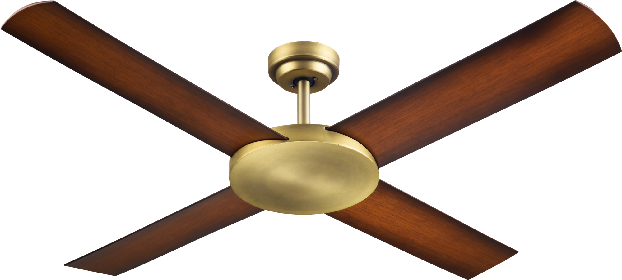 Revolution 3 Antique with Koa Blades 52" Indoor/Outdoor Ceiling Fan with Wall Control
