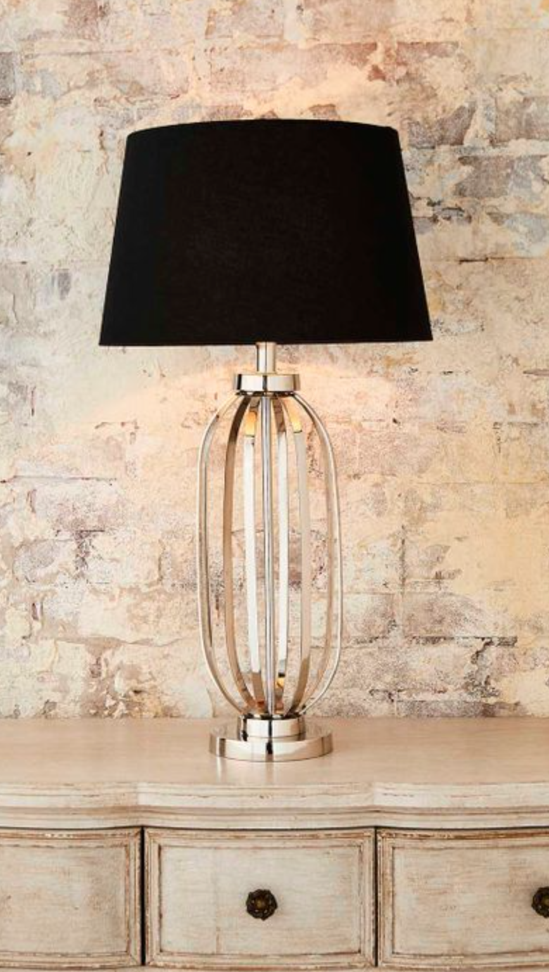Atley Nickel Table Lamp
