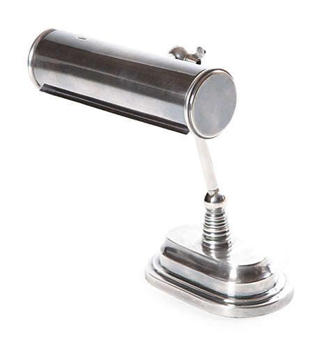 Banker's Desk Lamp Silver