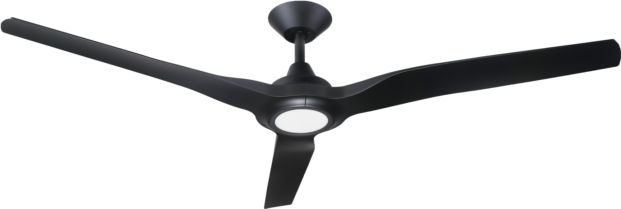 Radical 2 Black 60" with Light Ceiling Fan