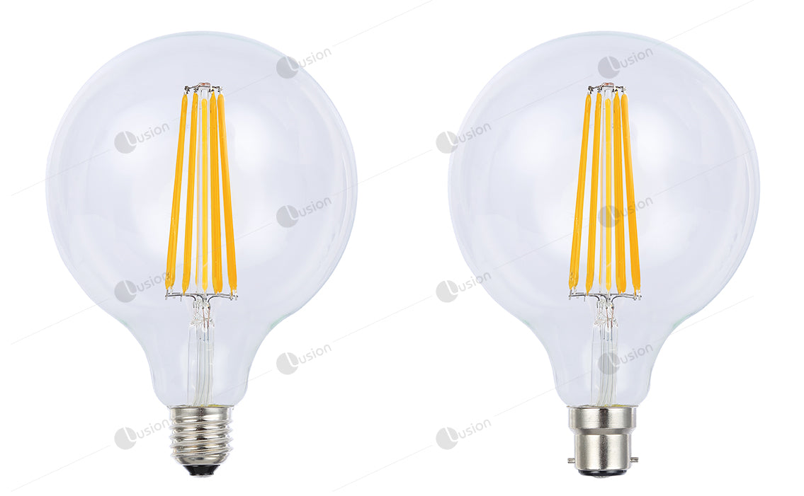 Filament Spherical LED G125 Dimmable Full Glass Lamp