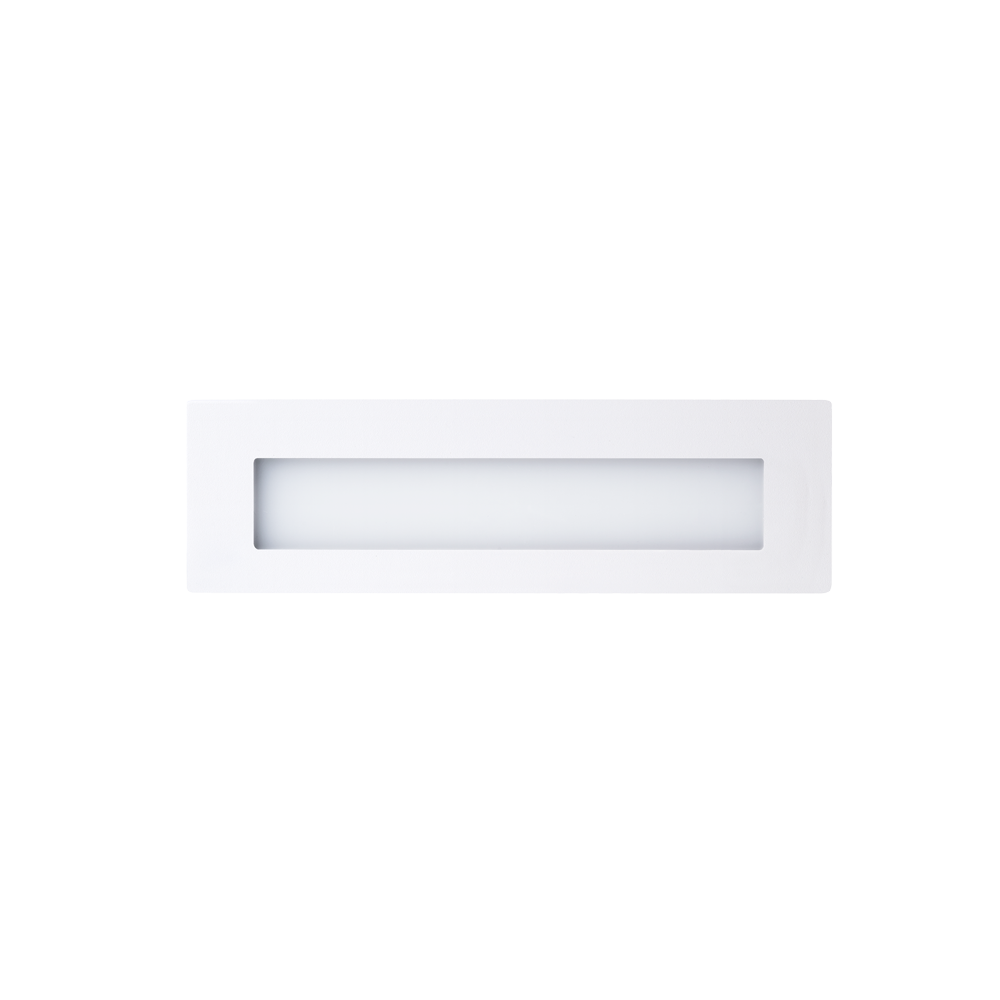 Link White Open Face Wall Light