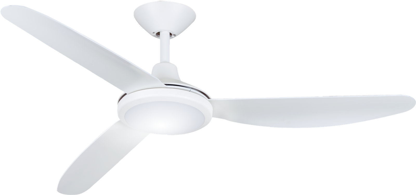 Polar DC White with Light Ceiling Fan