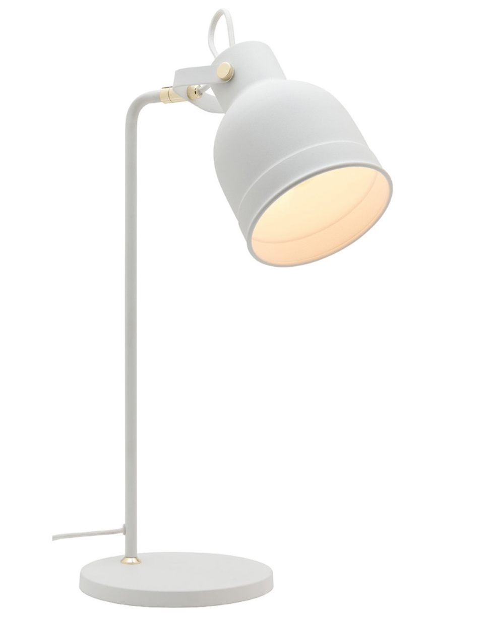 Elliot White Table Lamp