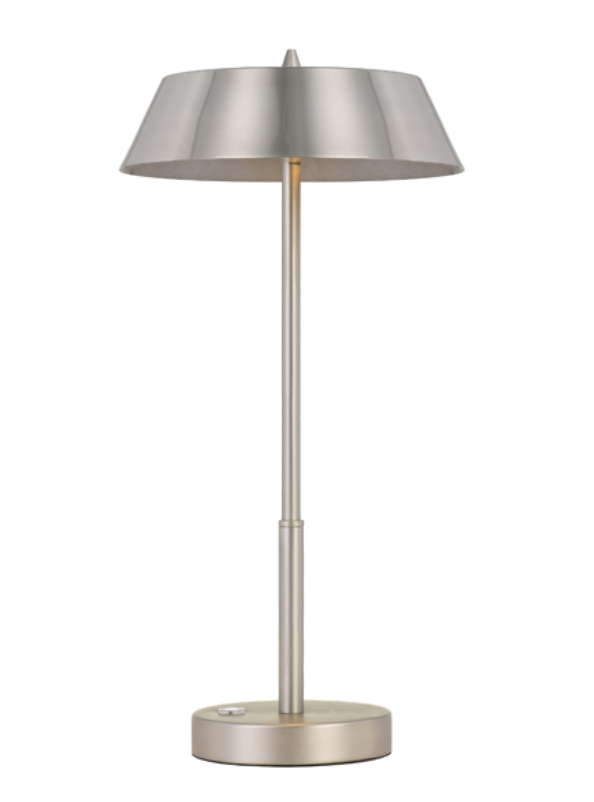 Allure LED Nickel Silver Table Lamp
