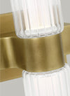Tech Lighting Langston Brass and Glass Medium Wall Sconce Lighting Affairs
