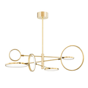 Saturn Chandelier by Hudson Valley