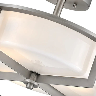 Baxley 3L medium semi-flush mount