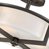 Baxley 3L medium semi-flush mount