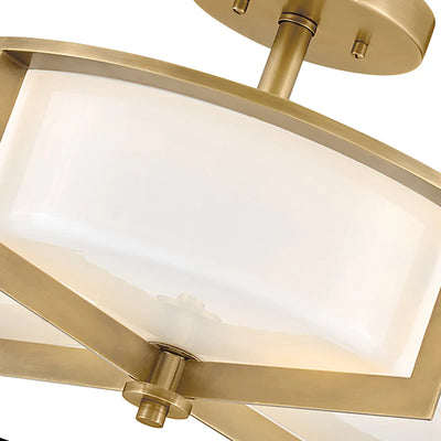 Baxley 3L medium semi-flush mount