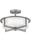 Baxley 3L medium semi-flush mount