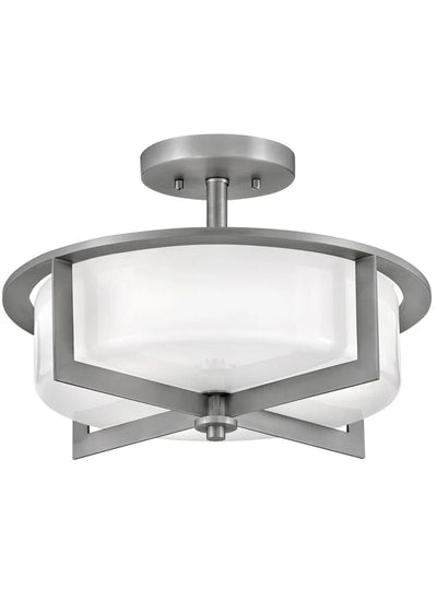 Baxley 3L medium semi-flush mount