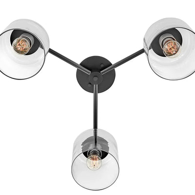 Axel 3L large semi-flush mount