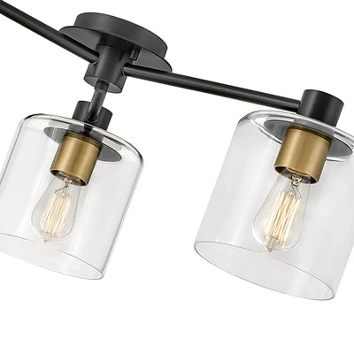 Axel 3L large semi-flush mount