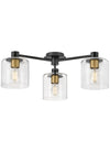 Axel 3L large semi-flush mount