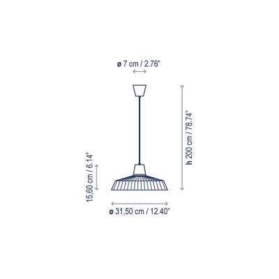 Marietta S/32 Outdoor Pendant