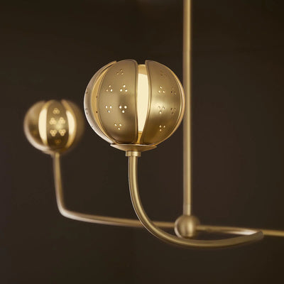 Anthos 4L chandelier by Frederick Ramond for Hinkley Lighting