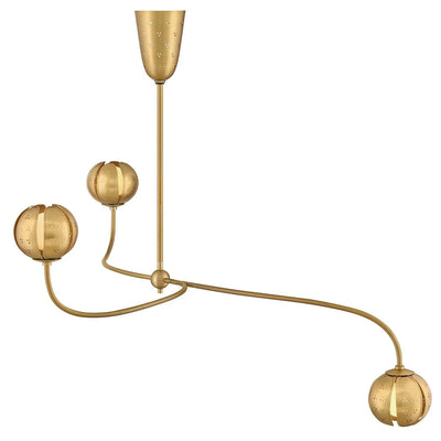 Anthos 4L chandelier by Frederick Ramond for Hinkley Lighting