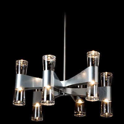 Bellis 12L chandelier by Hubbardton Forge