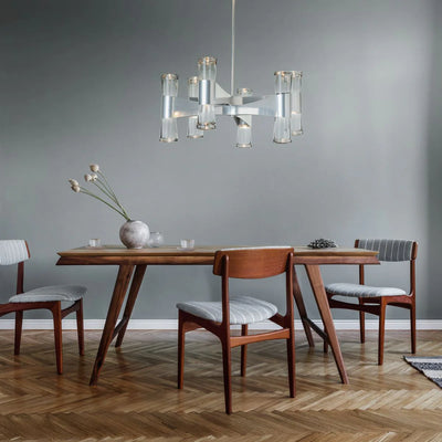 Bellis 12L chandelier by Hubbardton Forge