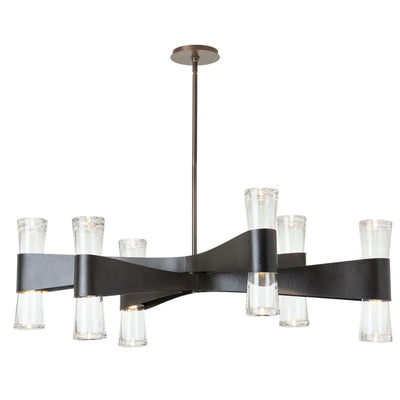 Bellis 6L chandelier by Hubbardton Forge