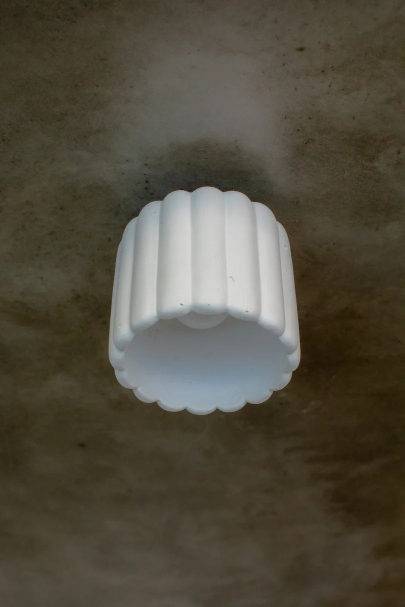 Fluted Ceiling Light