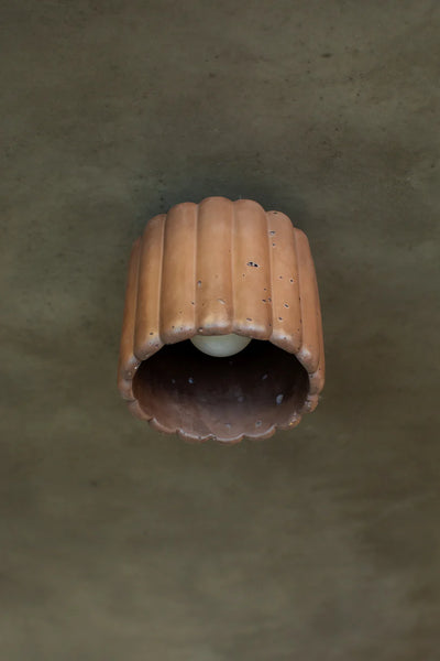 Fluted Ceiling Light