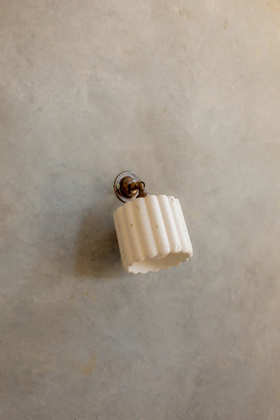 Fluted Wall Light with Knuckle