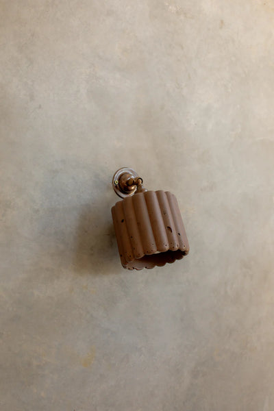 Fluted Wall Light with Knuckle