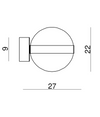 Eclisse Max Wall Lamp by Cangini & Tucci