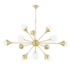 Ariana 12lt Chandelier by Hudson Valley