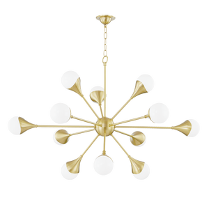 Ariana 12lt Chandelier by Hudson Valley