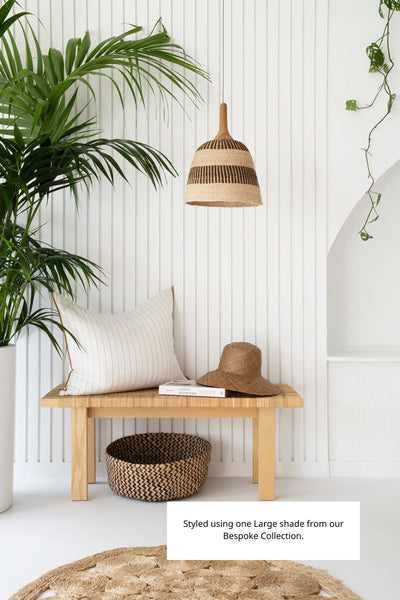 Bespoke Woven Pendant Lights