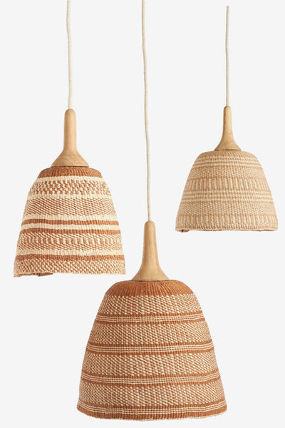 Bespoke Woven Pendant Lights