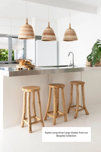 Bespoke Woven Pendant Lights