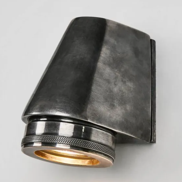 Island Antique Silver Wall Light