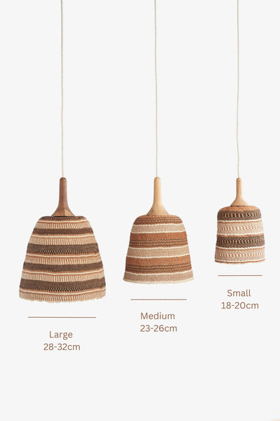 Bespoke Woven Pendant Lights