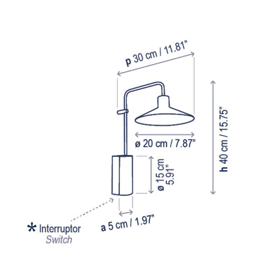 Platet A/02 Wall Light