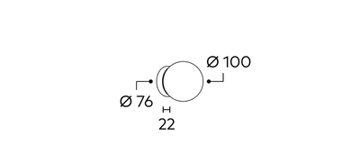 Pluto Wall Light