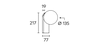 Pluto Wall Light