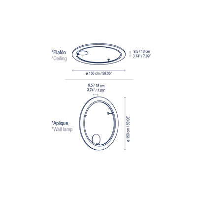 Roda PF150 Ceiling/Wall