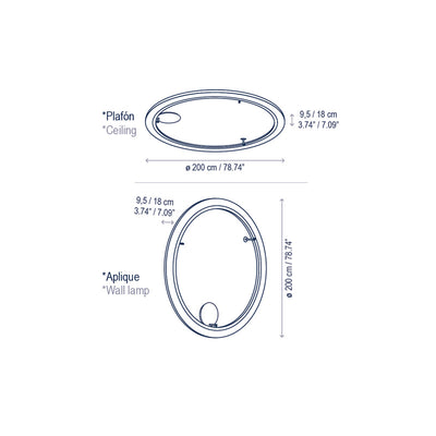 Roda PF200 Ceiling/Wall