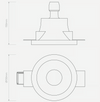Blanco Round Fixed Interior Downlight
