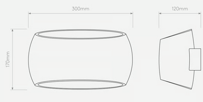 Aria 300 Interior Wall Light