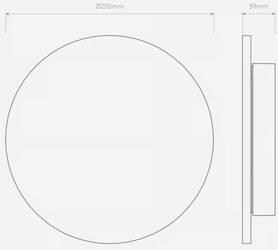 Eclipse Round LED Interior Wall Light