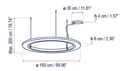 Roda S/150 Pendant Light