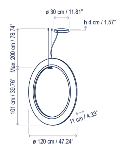 Roda S/120/V Pendant