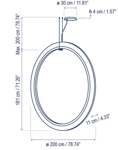 Roda S/200/V Pendant