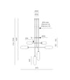 Atil 6lt Pendant Light by Aromas