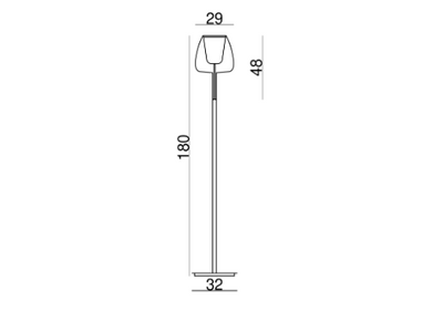 Clos Floor Lamp by Cangini & Tucci